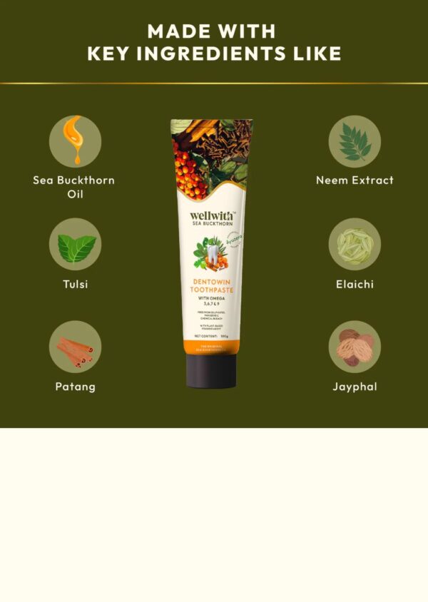 Dentowin Sea Buckthorn Herbal Toothpaste 100gm