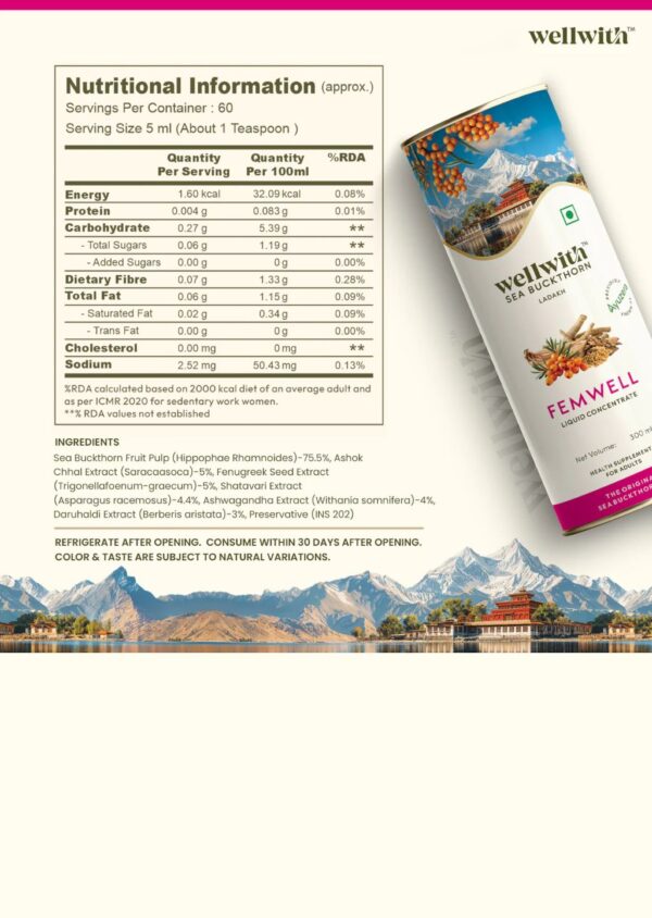 3 Sea Buckthorn Fem Well