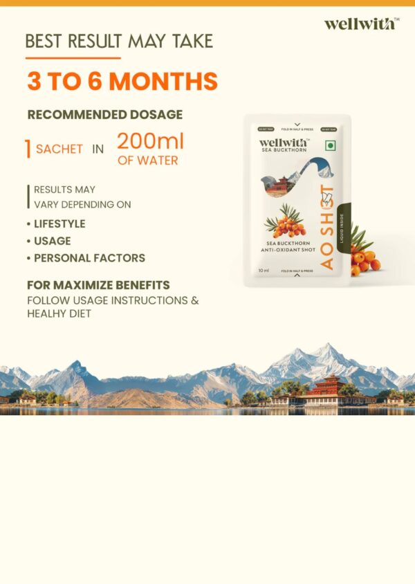 3 Sea Buckthorn Antioxidant (AO) Shot