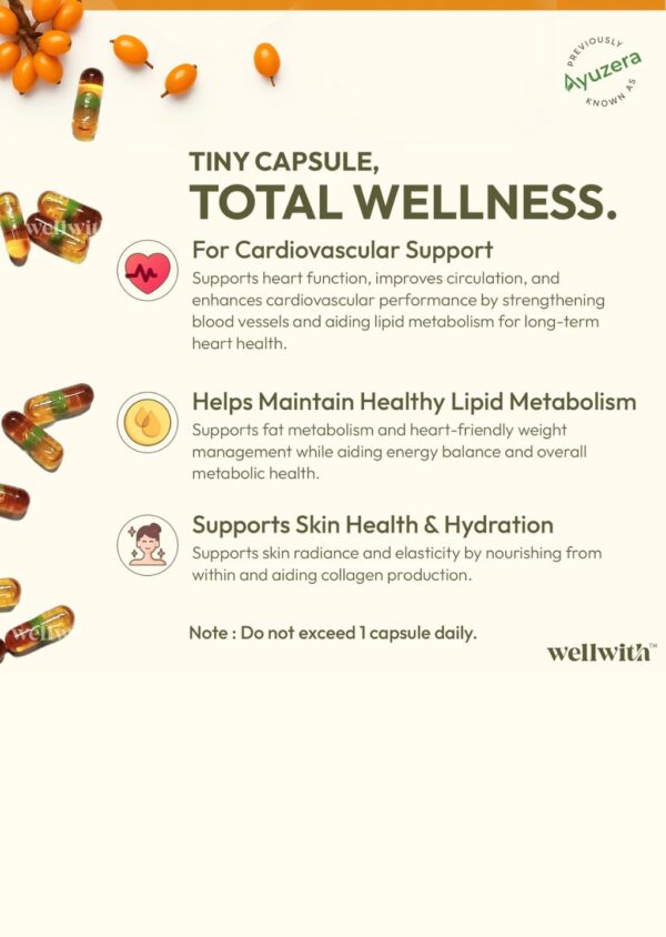 4 Sea Buckthorn Oil Capsules